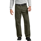 Dickies Relaxed Sanded Duck Carpenter Pants Rinsed Moss Green Pants