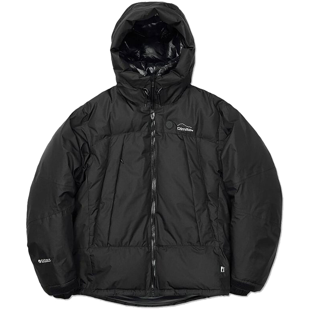 Dimito 23 Geama Temp Down Jacket Black 2024 Mens Snowboard Coat