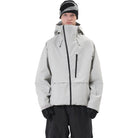 Dimito 25 Apex Jacket Cream White Mens Snowboard Coat