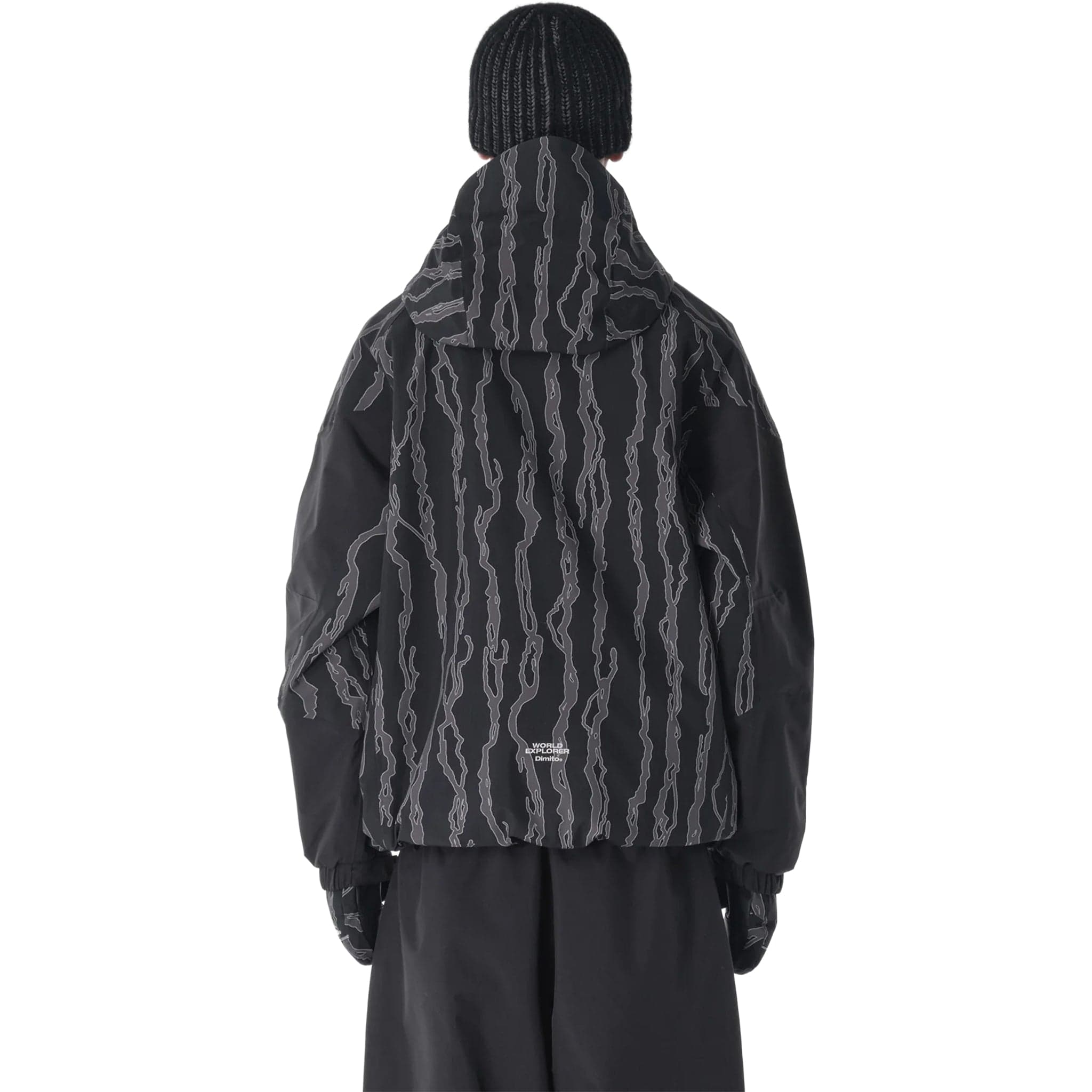 Dimito 25 Astro Jacket Hae MT Black Mens Snowboard Coat