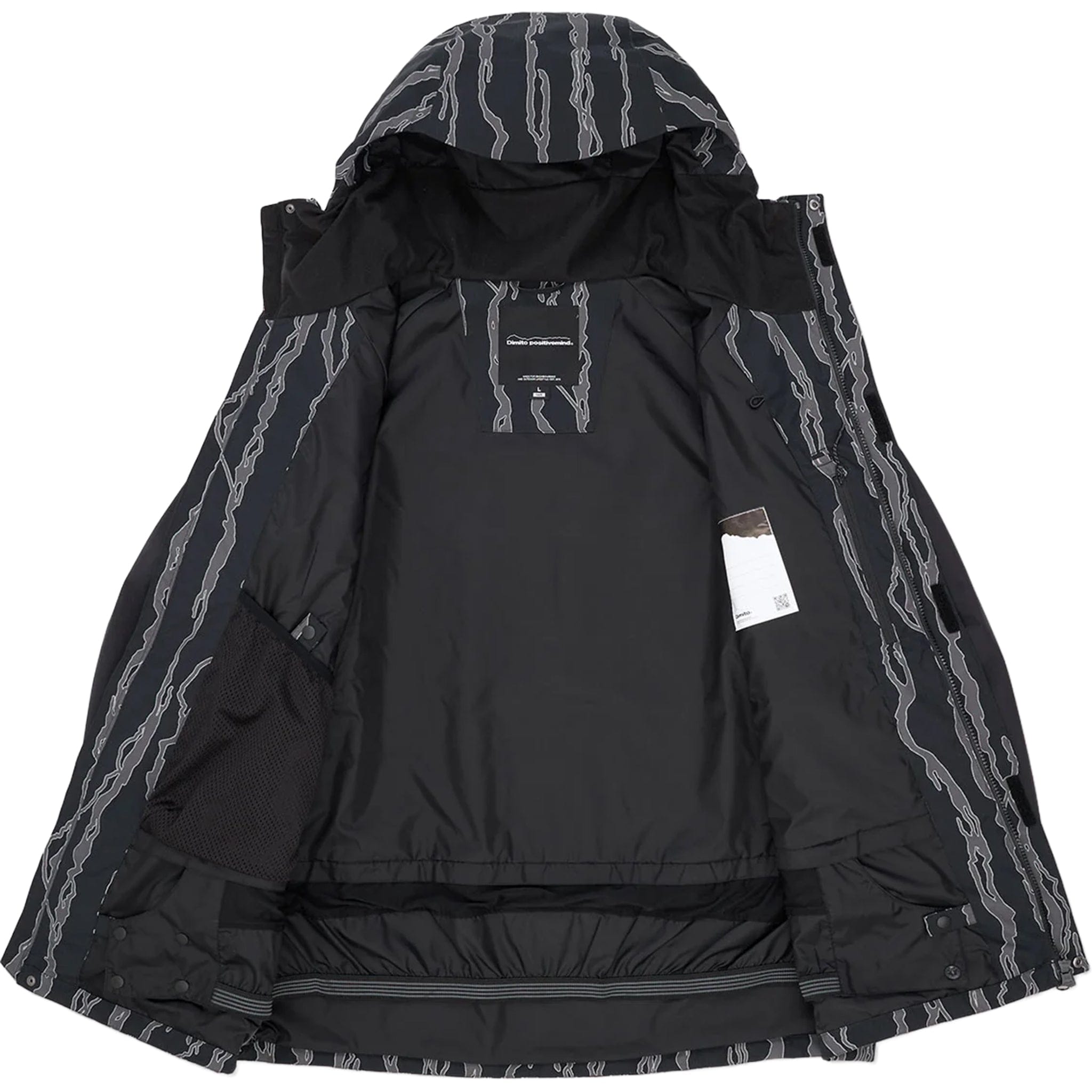 Dimito 25 Astro Jacket Hae MT Black Mens Snowboard Coat