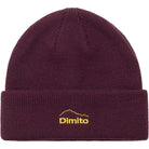 Dimito 25 DMT Logo Beanie Wine Beanie