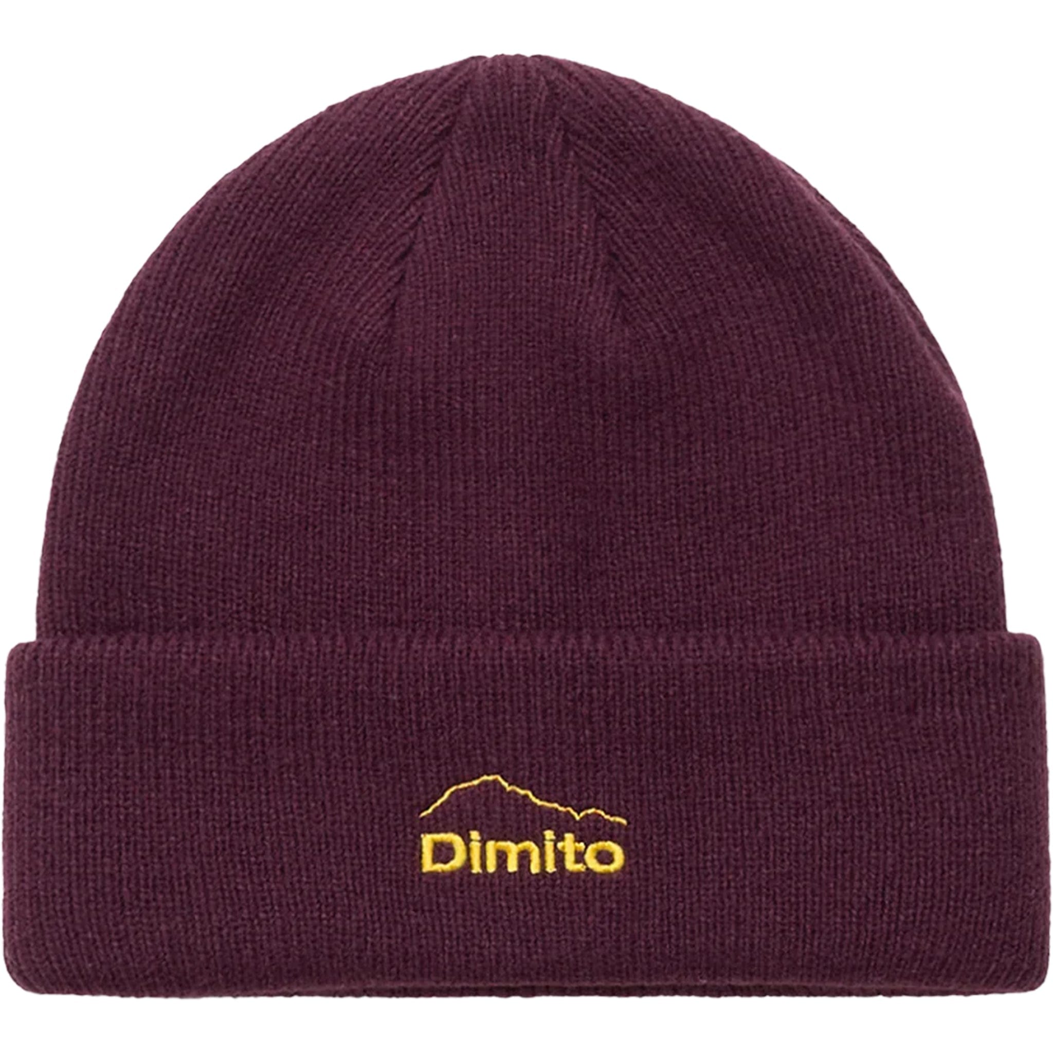 Dimito 25 DMT Logo Beanie Wine Beanie