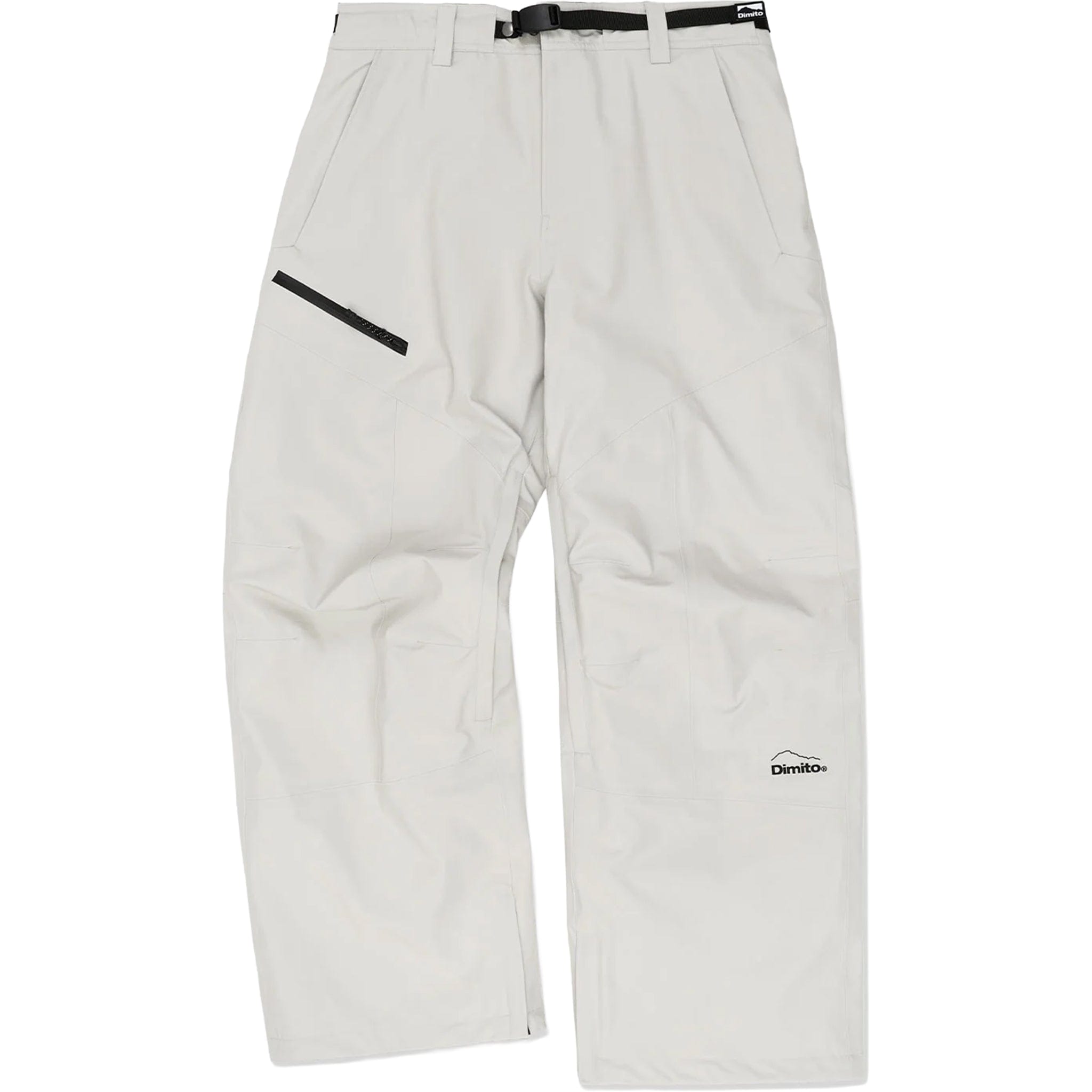 Dimito 25 Level 2L Pants Relaxed Fit Cream White Mens Snowboard Pants