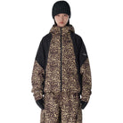 Dimito 25 Quasar Full Zip Jacket Leo Brown Womens Snowboard Jacket