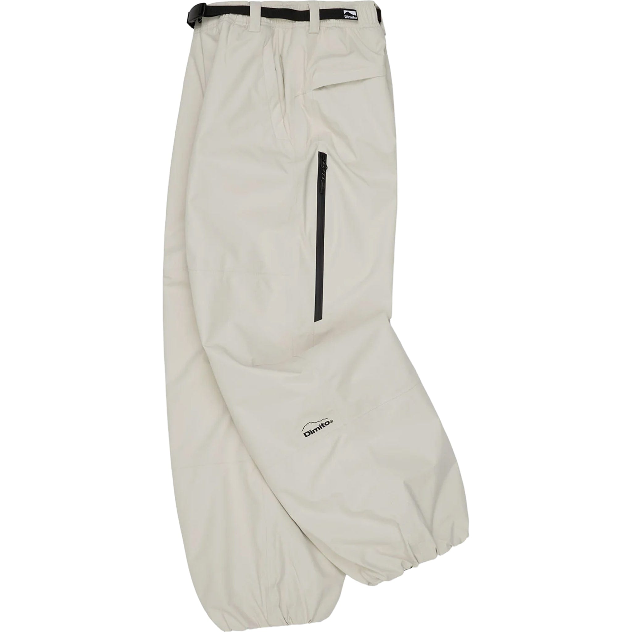 Dimito Air Vent Banded Pants Wide Fit LV.1 Ivory Mens Snowboard Pants
