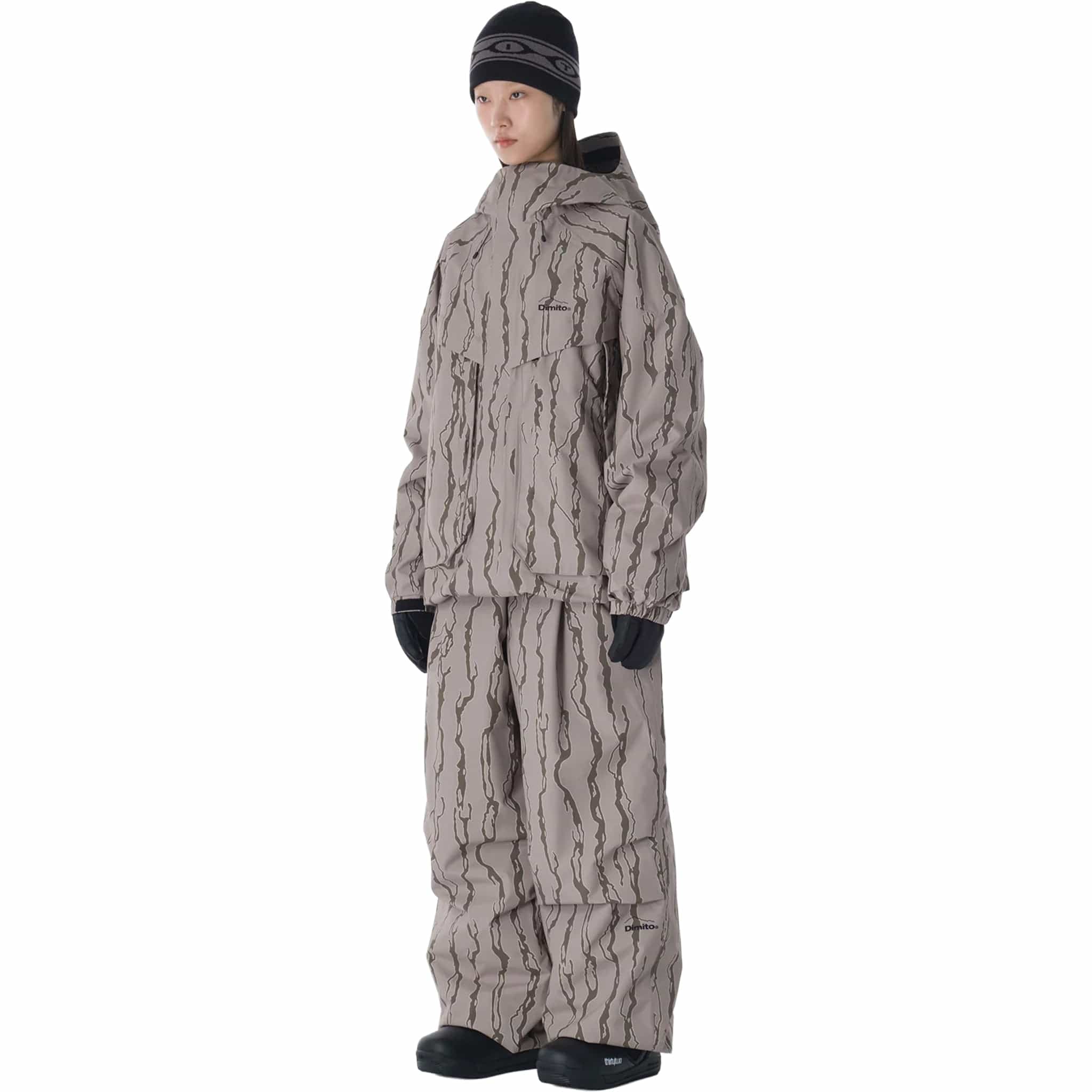 Dimito Basic Wide Pants Wide Fit LV.2 Hae MT Sand Womens Snowboard Pants