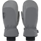 Dimito Leather 3-Way Open Mitten Cool Grey Gloves & Mitts