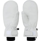 Dimito Leather 3-Way Open Mitten Cool White Gloves & Mitts