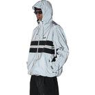 Dimito Line Wind Jacket Reflective Silver Mens Snowboard Coat
