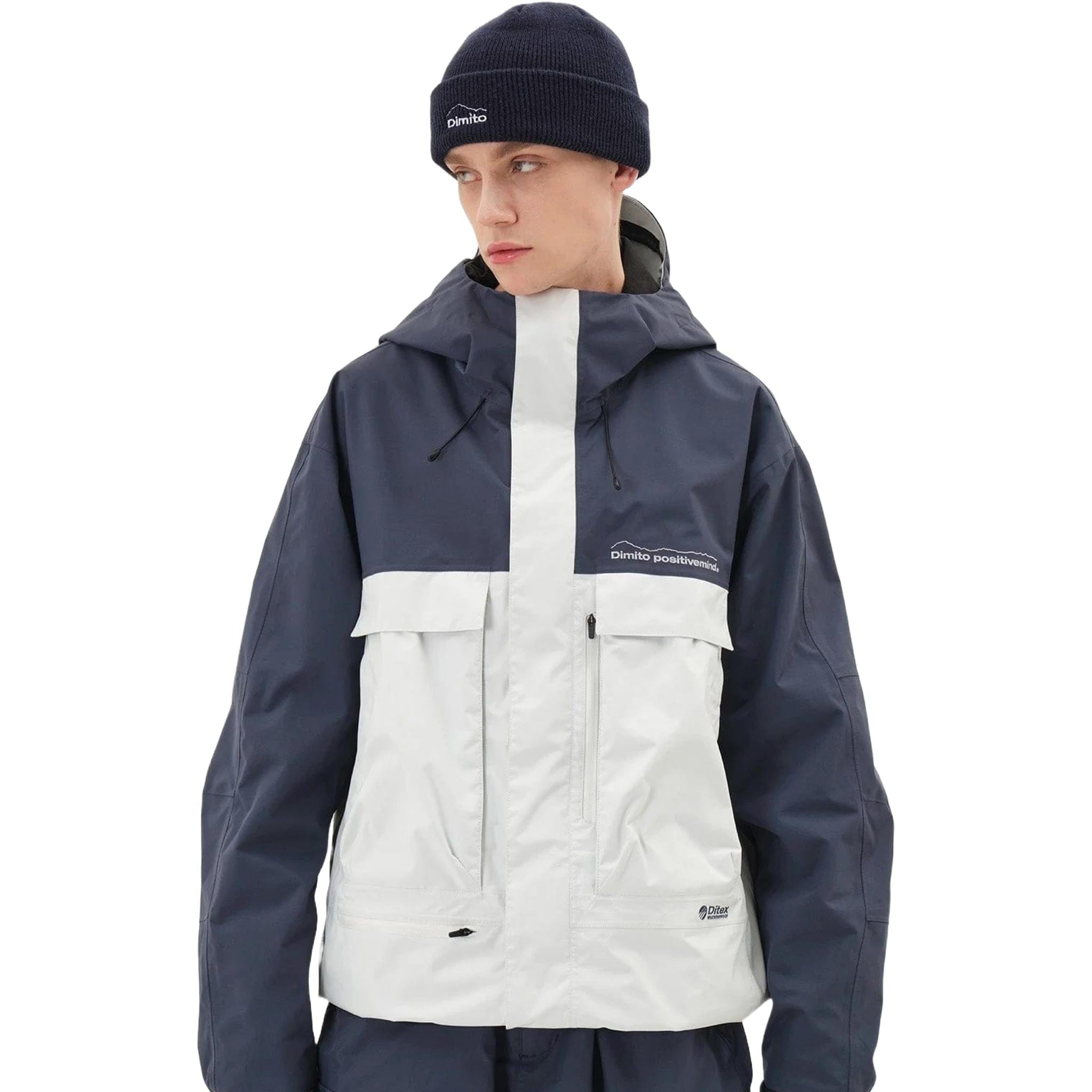 Dimito MT GR Jacket Deep White 2025 Mens Snowboard Coat