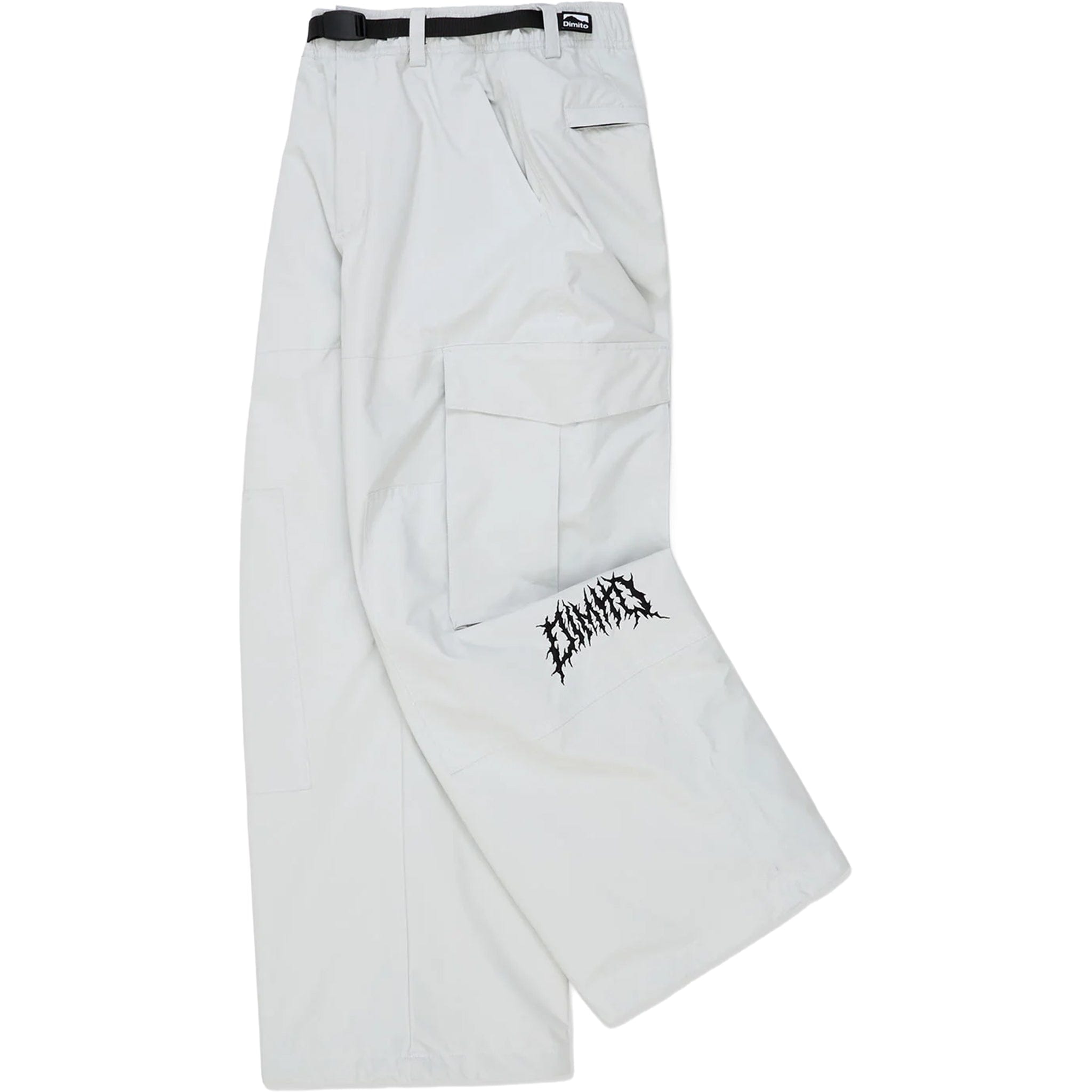 Dimito Volt Cargo Big Pants Wide Fit LV.1 White Womens Snowboard Pants