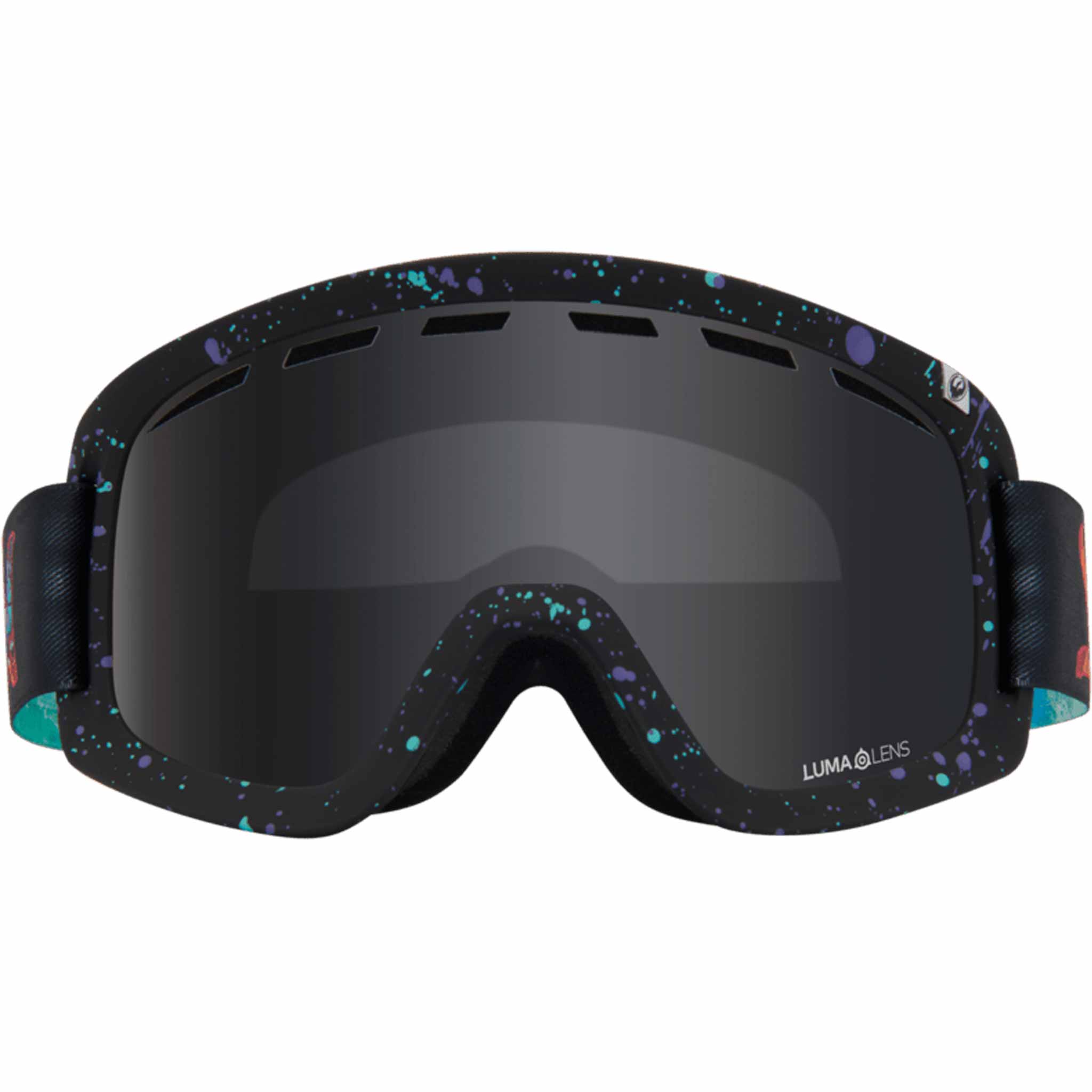 Dragon D1 OTG 2 Rattle Can Goggles Lumalens Dark Smoke + Flash Blue 2026 Goggles