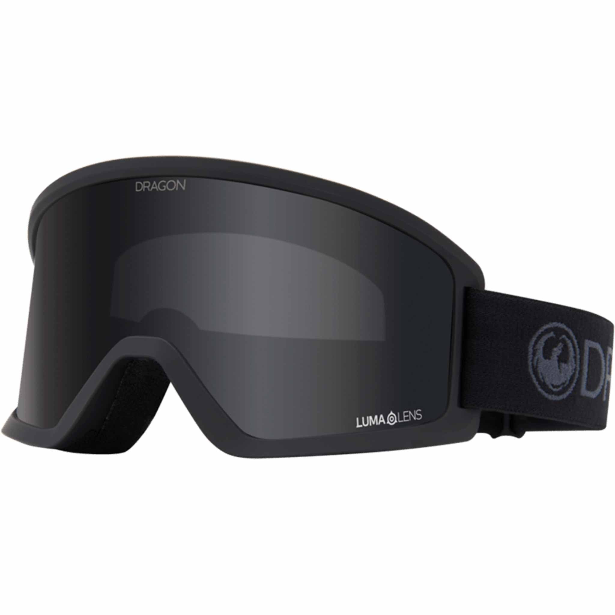 Dragon DX3 OTG Blackout Low Bridge Goggles Lumalens Dark Smoke 2026 Goggles