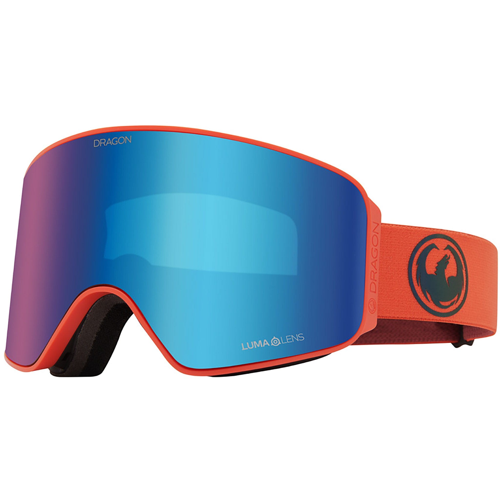 Dragon NFX MAG OTG Low Bridge Flame Goggles Lumalens Blue Ion + Lumalens Light Rose 2025 Goggles