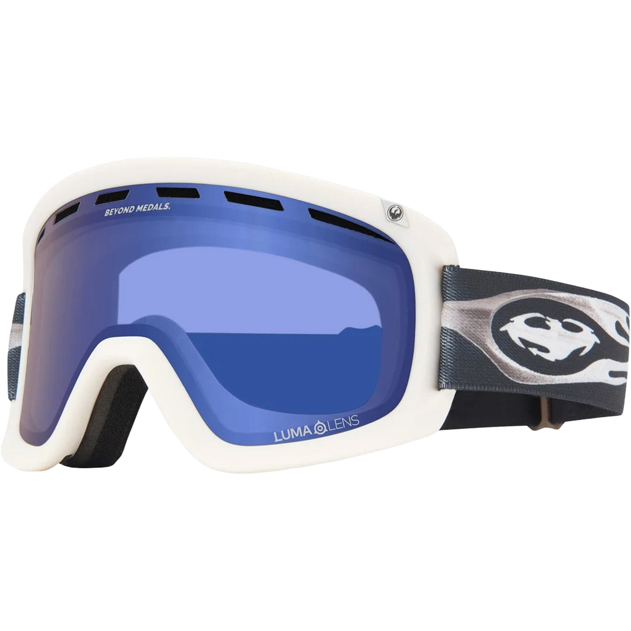 Dragon X Beyond Medals D1 OTG 2 Goggles Lumalens Dark Smoke Goggles