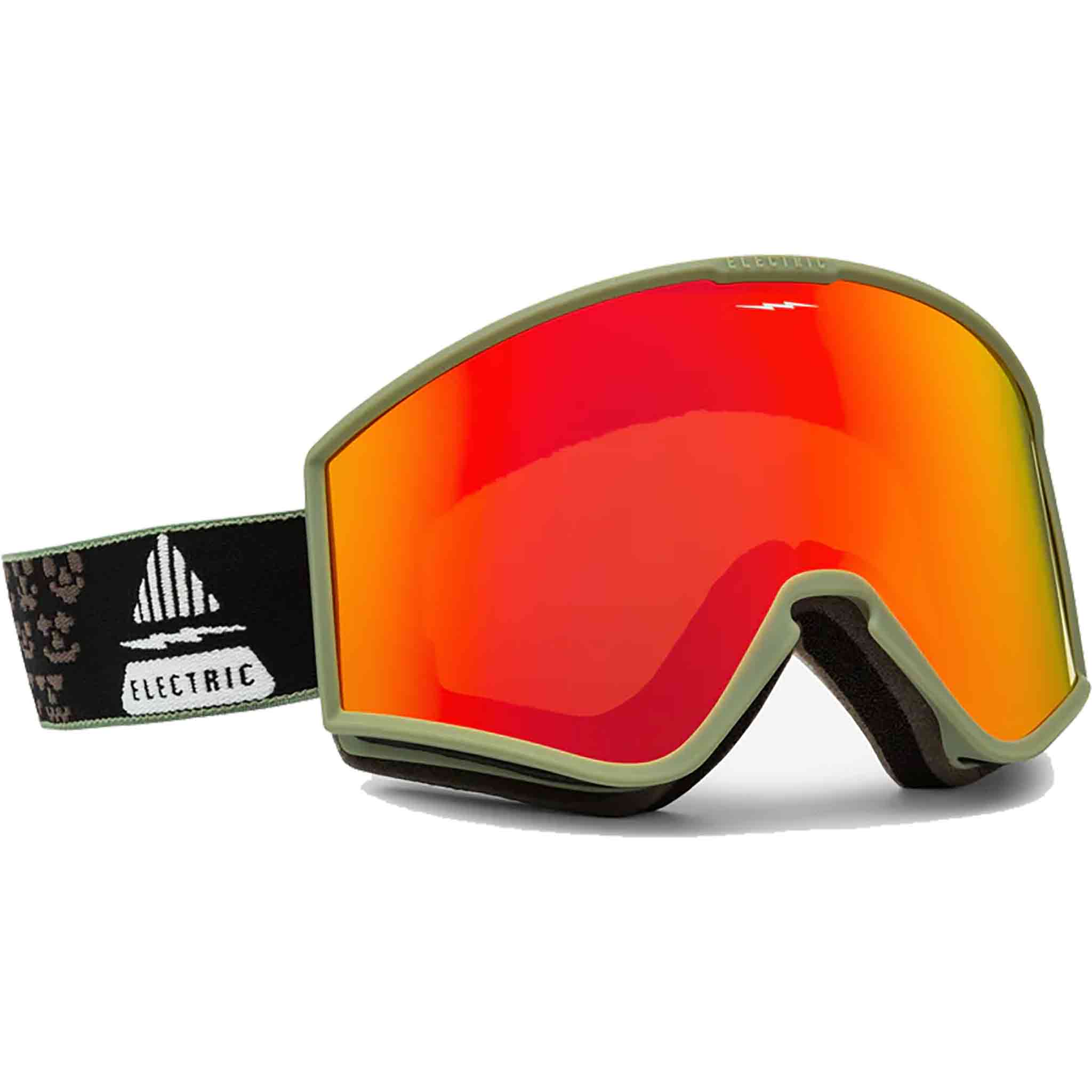 Electric EK1 Drama Moss Black Red Chrome 2025 Goggles