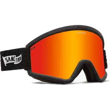 Electric X Sanction Hex Black Red Chrome Goggles