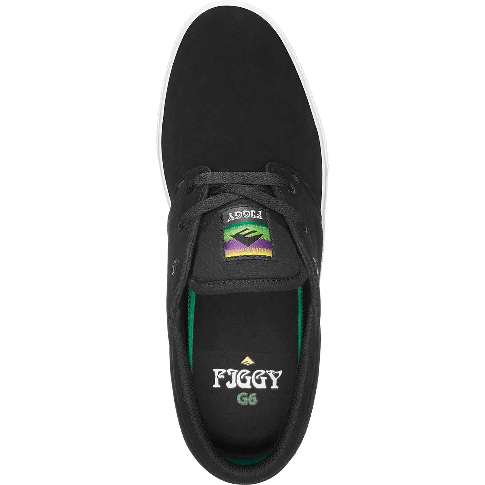 Emerica Figgy G6 Black White Gold Shoes