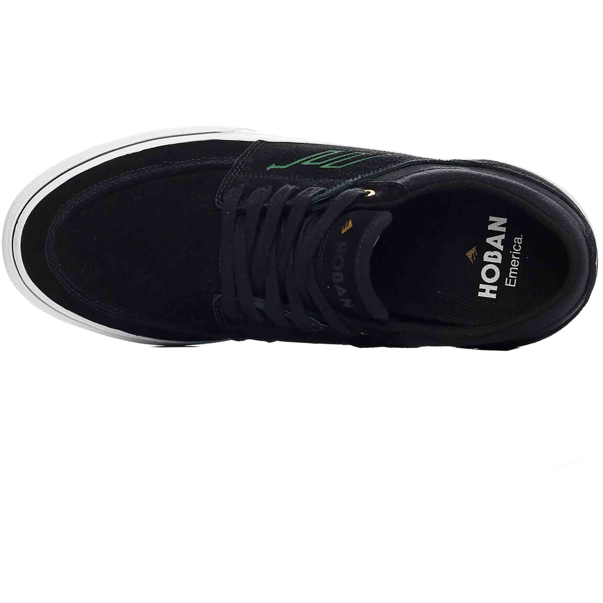 Emerica Hoban Black White Gold Shoes