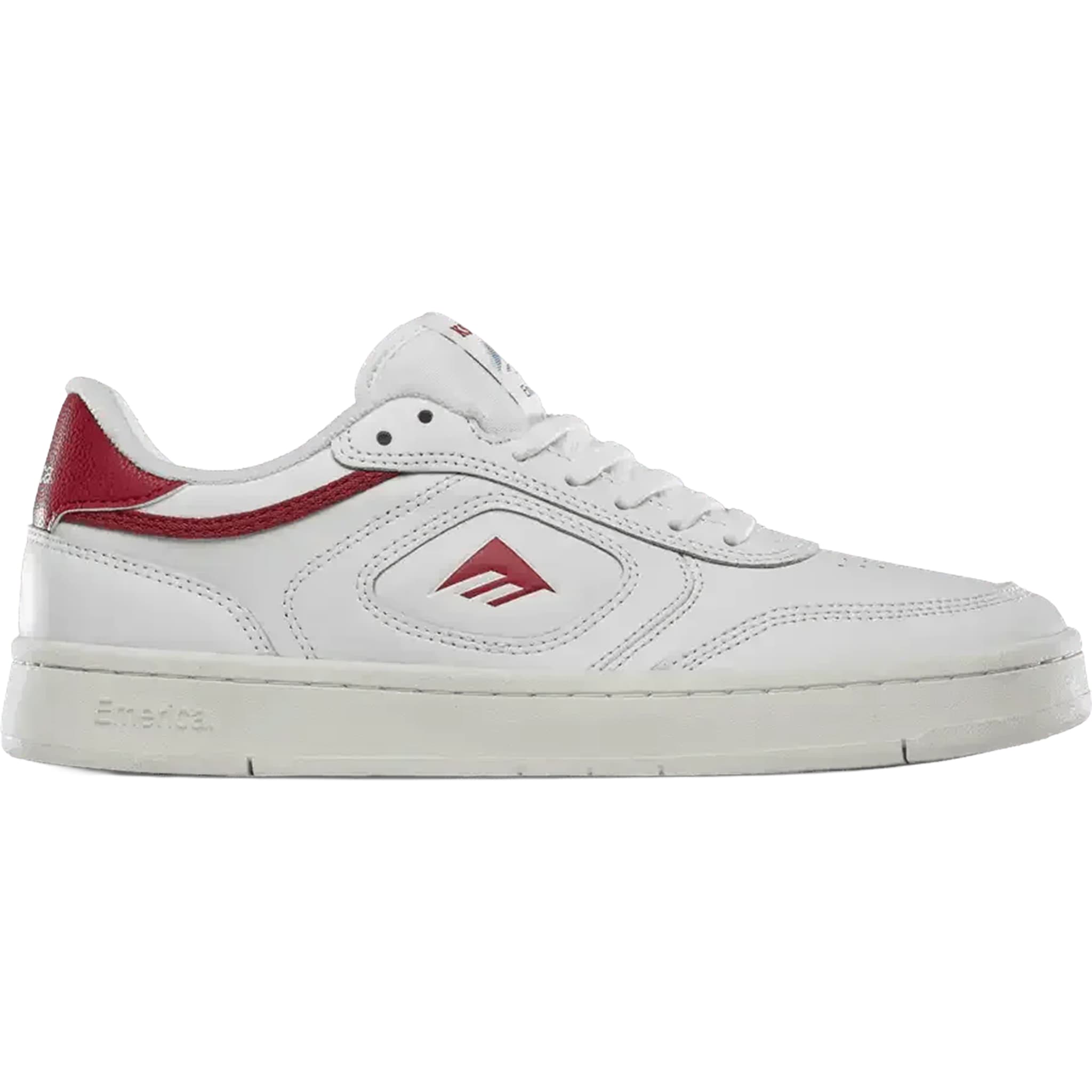 Emerica KSL III Shoe White Red Shoes