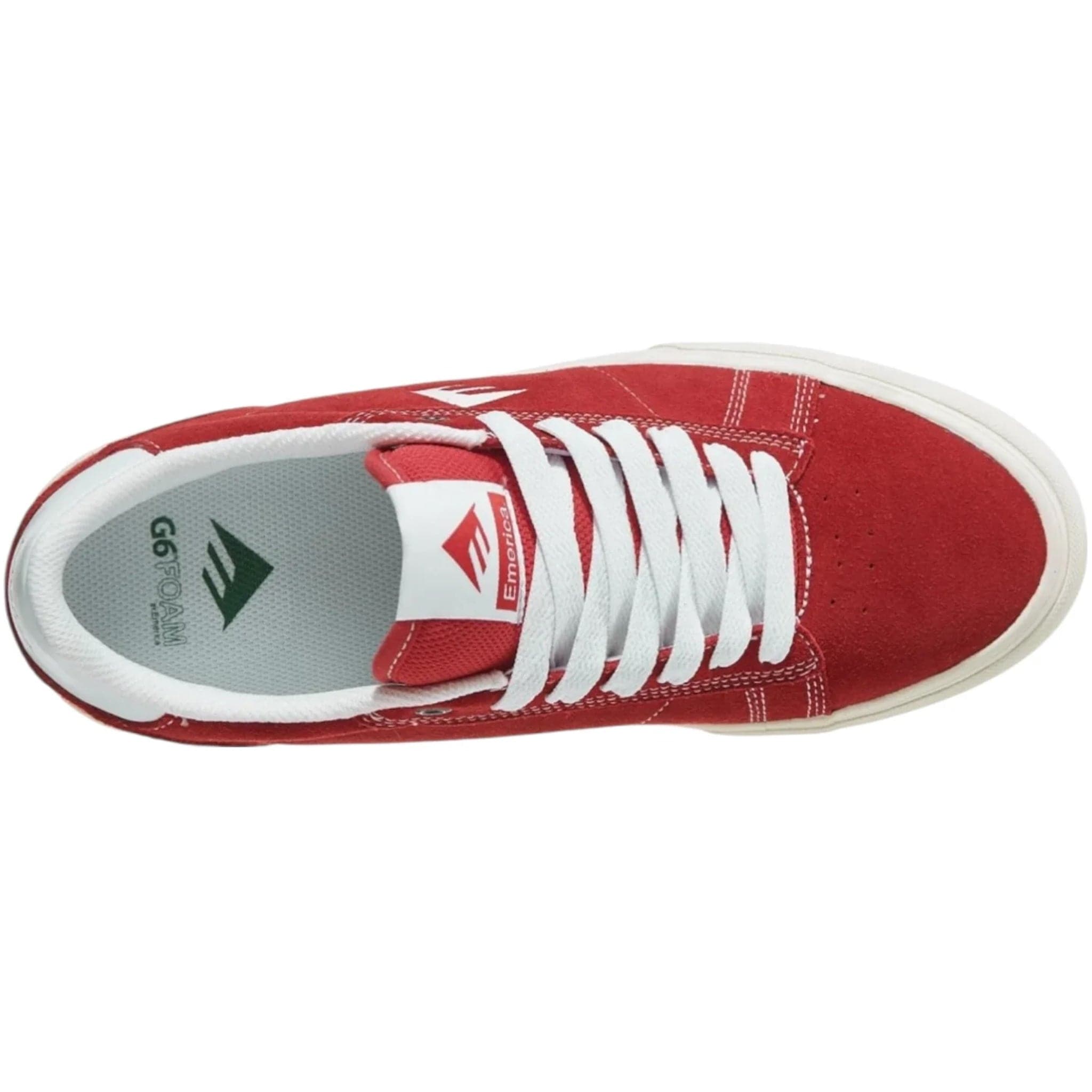 Emerica Moca Shoe Red - Sanction Skate And Snow