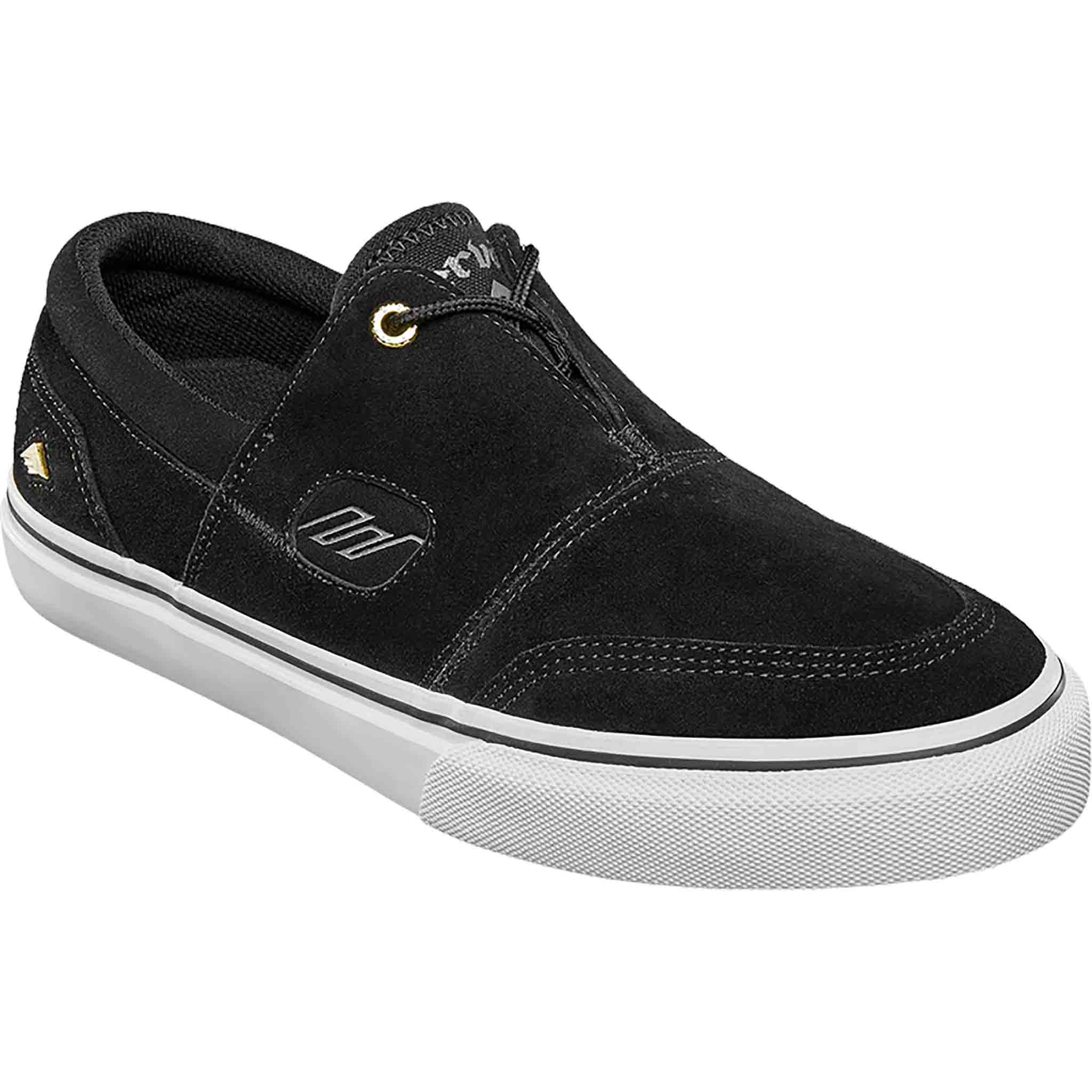 Emerica Servold Black White Gold Shoes