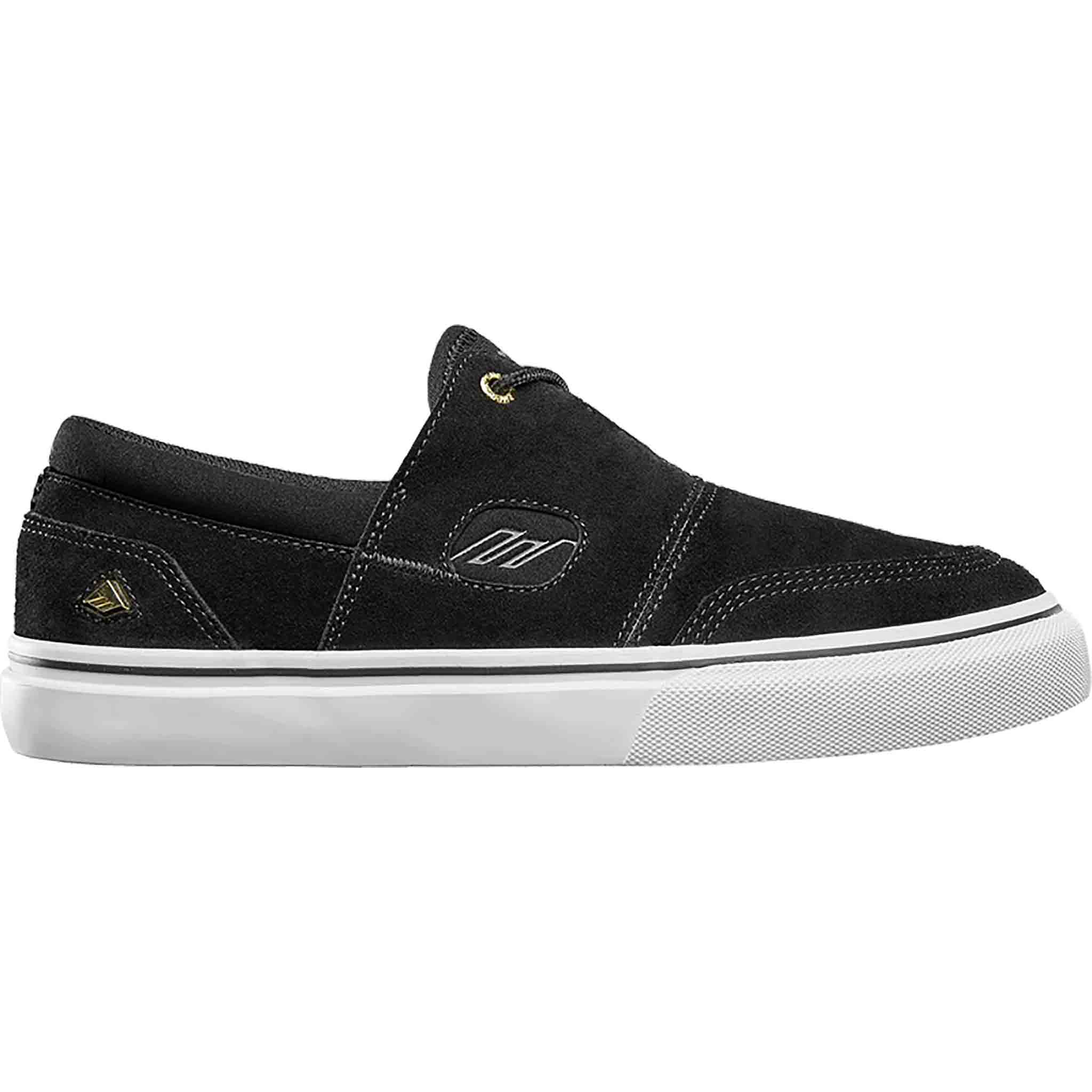 Emerica Servold Black White Gold Shoes