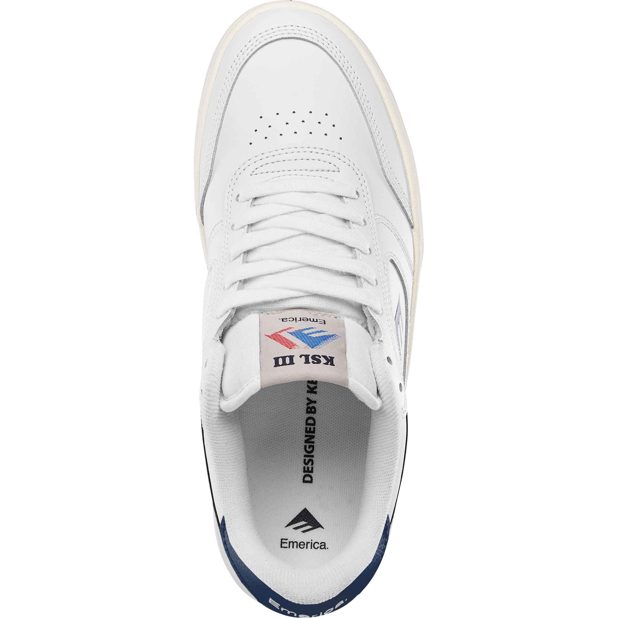 Emerica Spanky KSL III Shoe White Blue Shoes