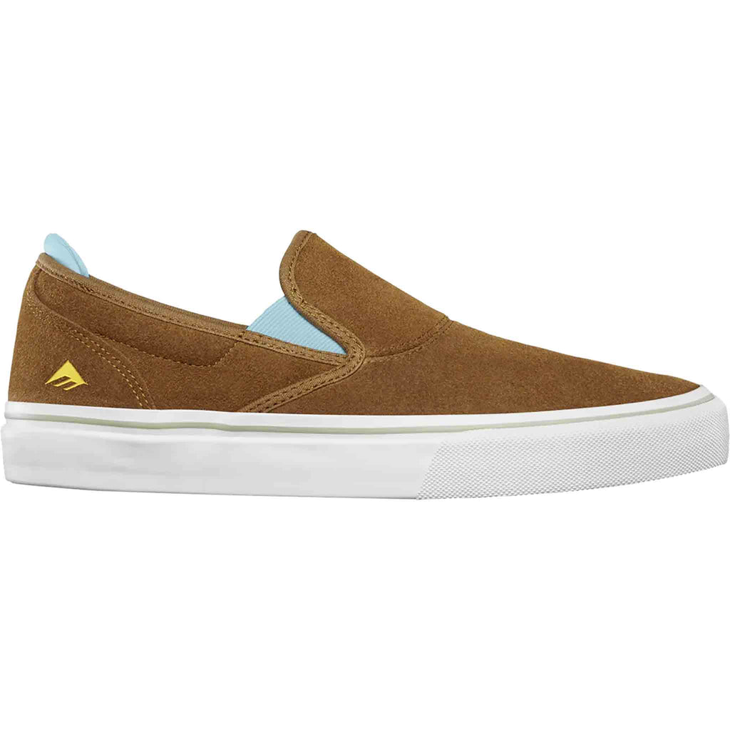 Emerica Wino G6 Slip On Brown Blue Shoes