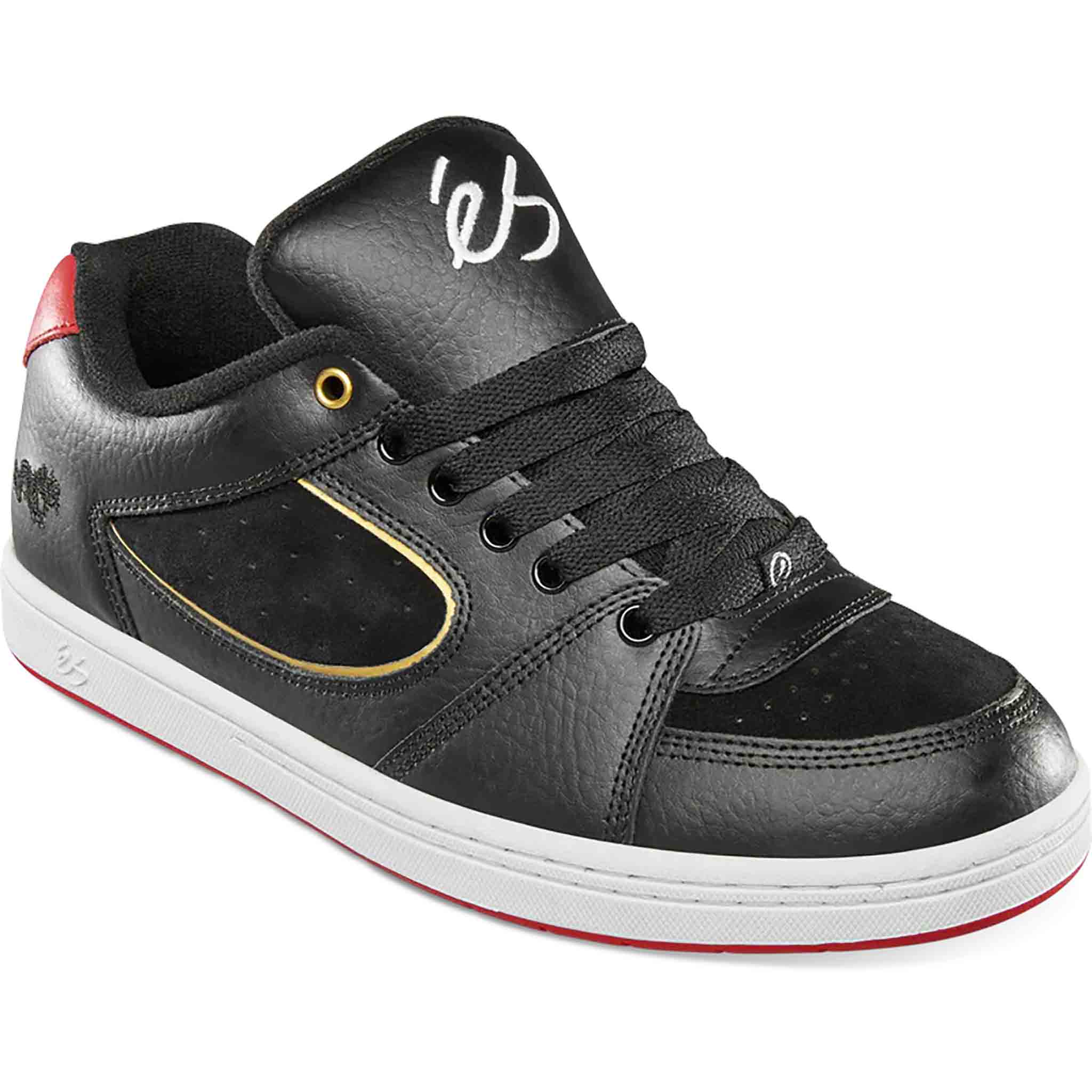 ES Accel OG Shoes Black Gold White Shoes