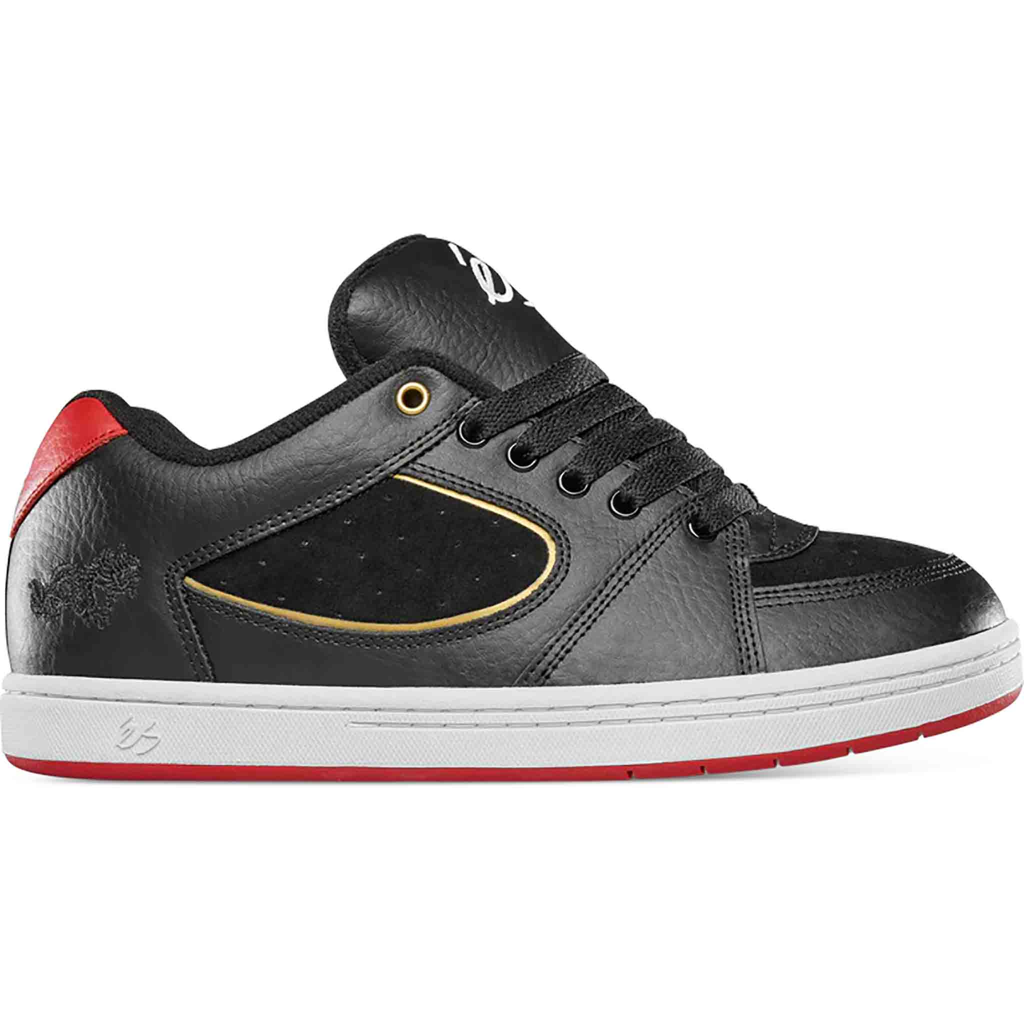 ES Accel OG Shoes Black Gold White Shoes