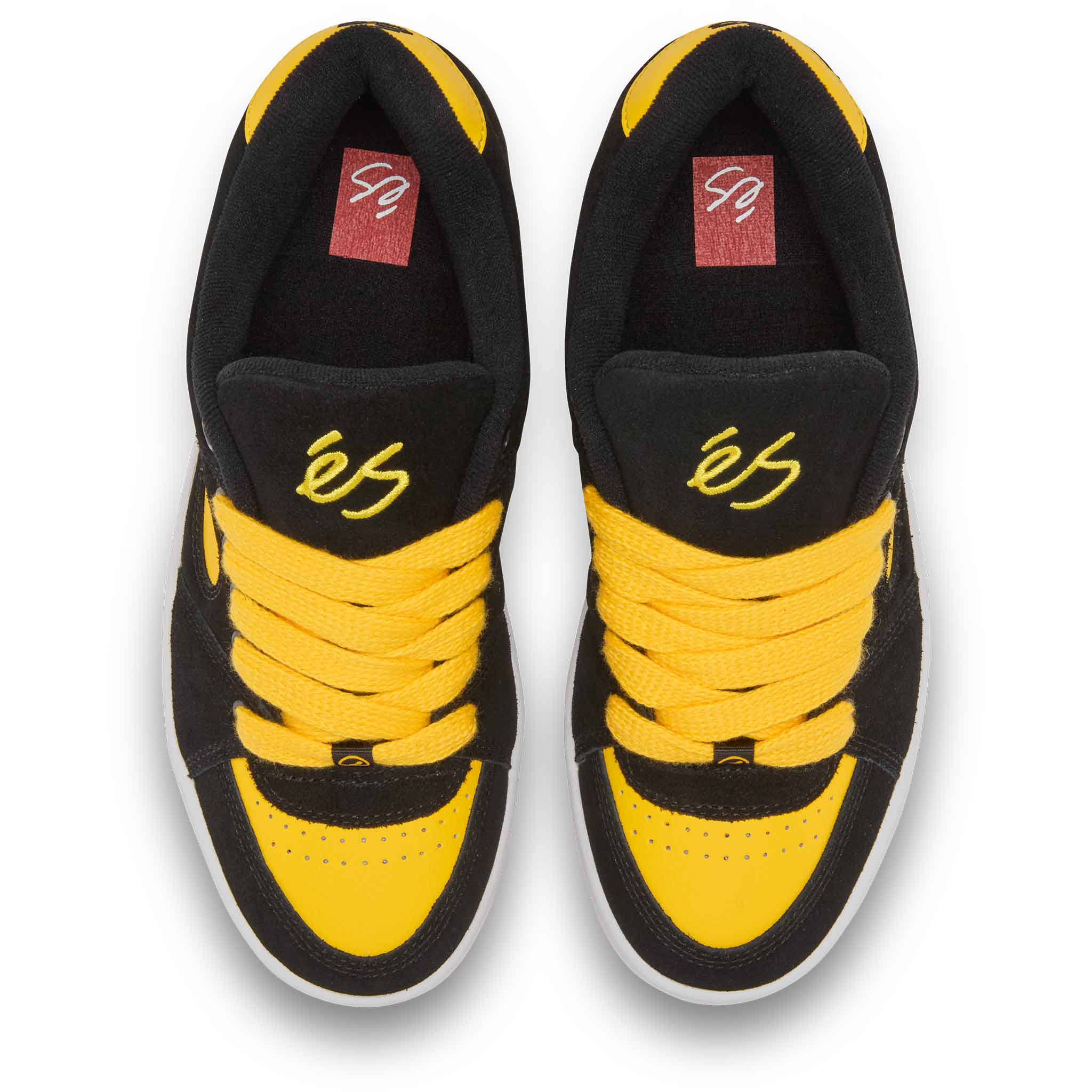 eS Accel Shoe Black Yellow Shoes