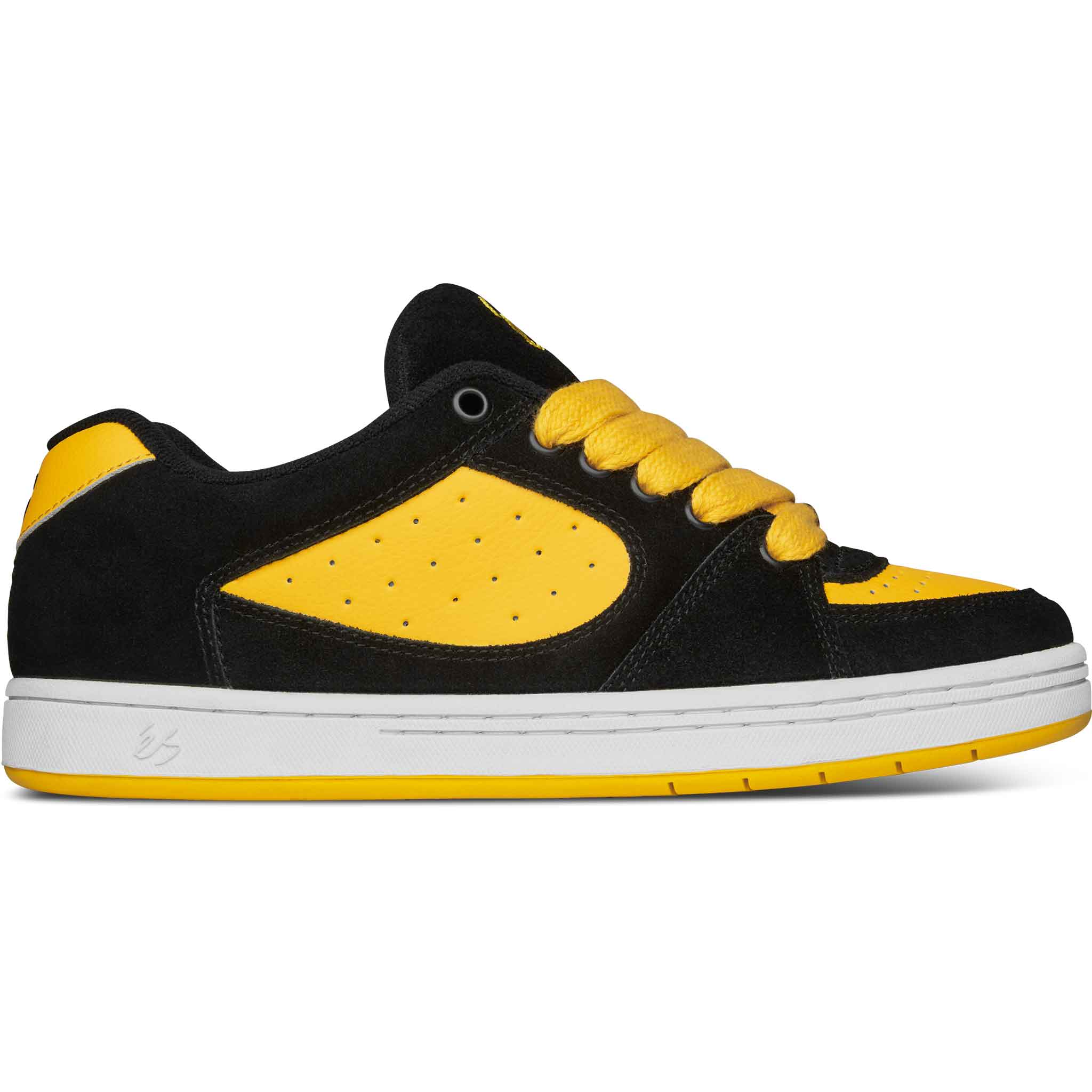 eS Accel Shoe Black Yellow Shoes