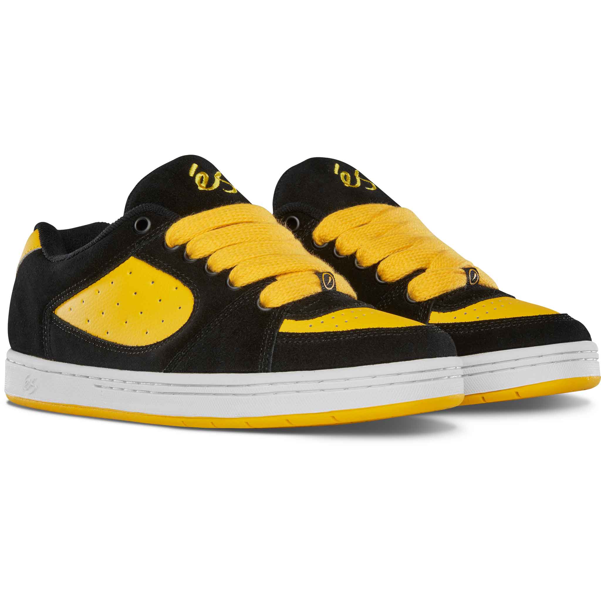 eS Accel Shoe Black Yellow Shoes