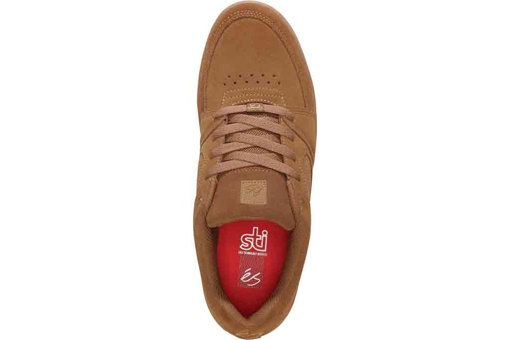 Es Accel Slim Brown Gum Shoes