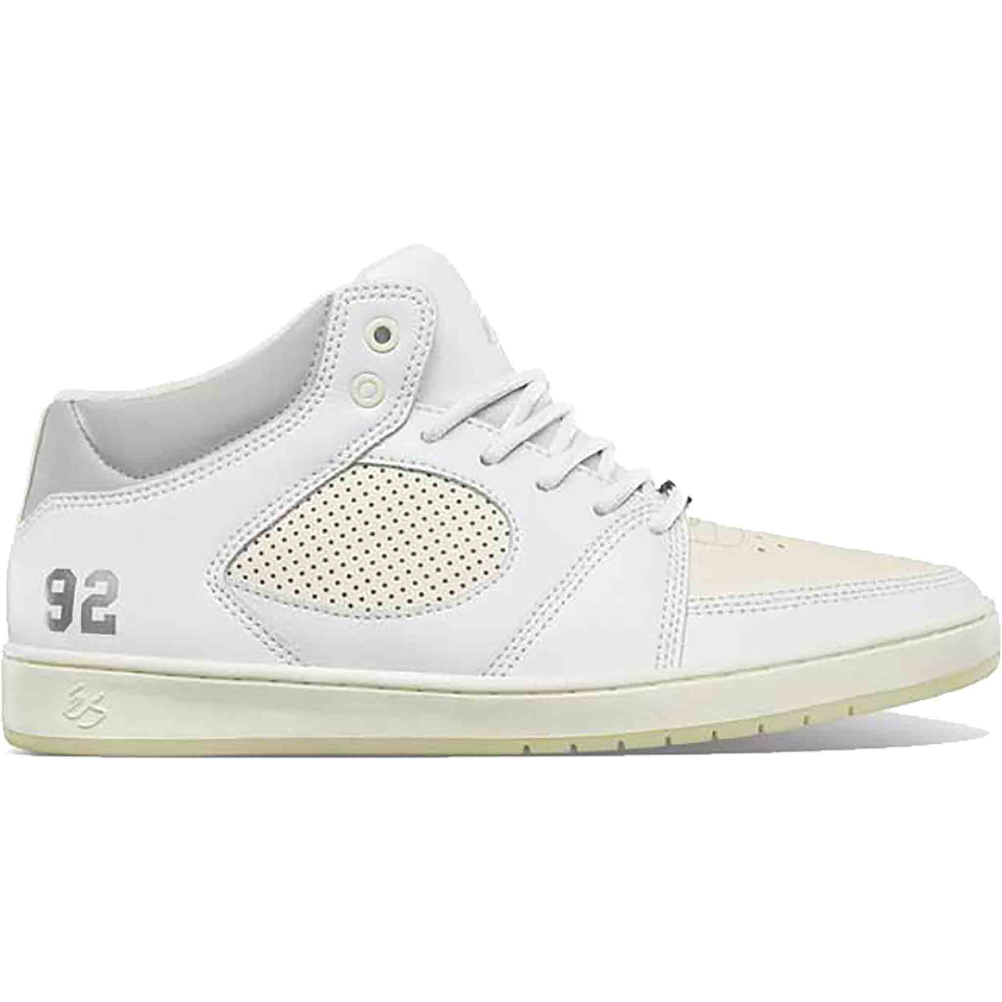 Es Accel Slim Mid White Light Grey Shoes