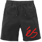 ES Big Script Sweat Shorts Black Shorts