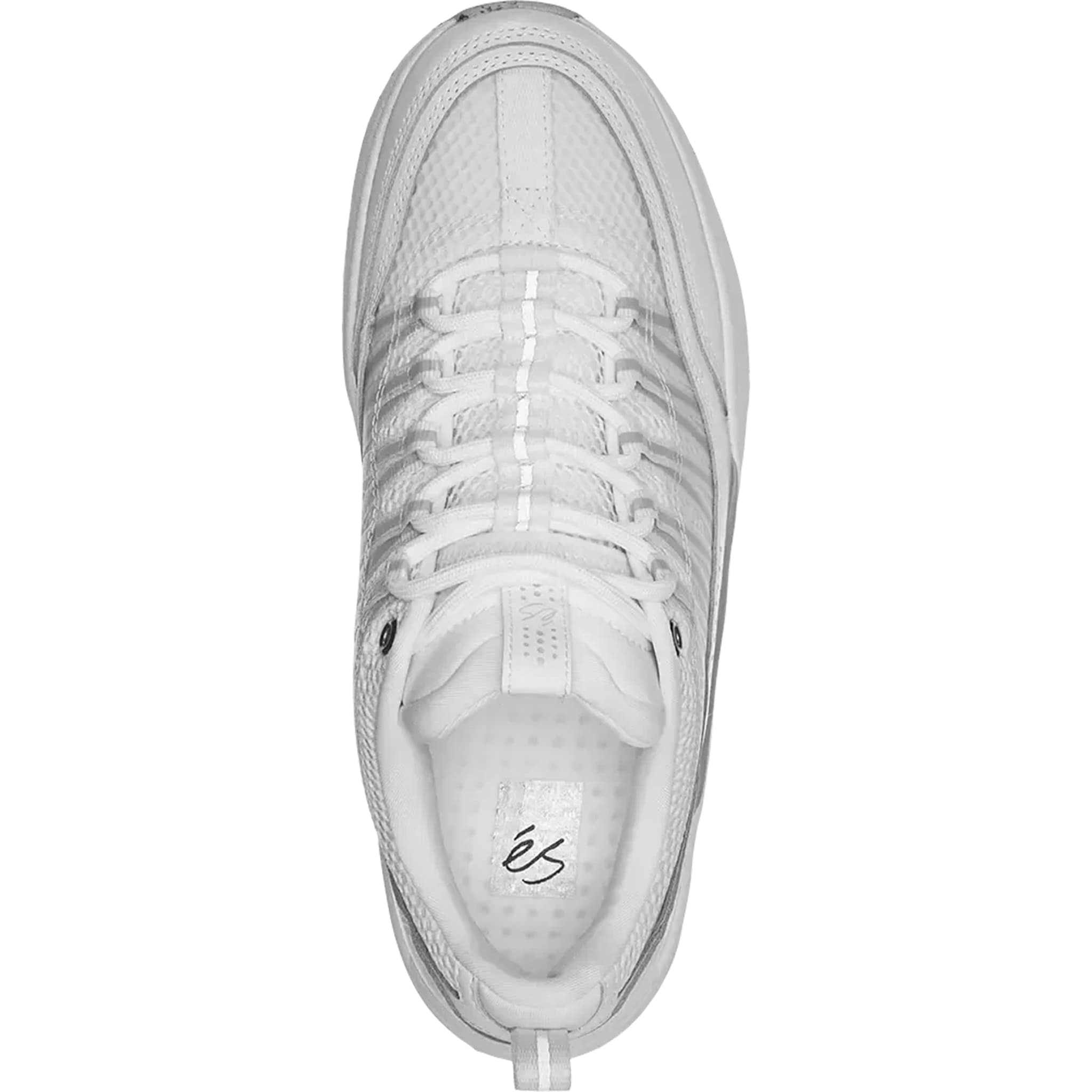 éS  Imprint Shoe White Grey Shoes