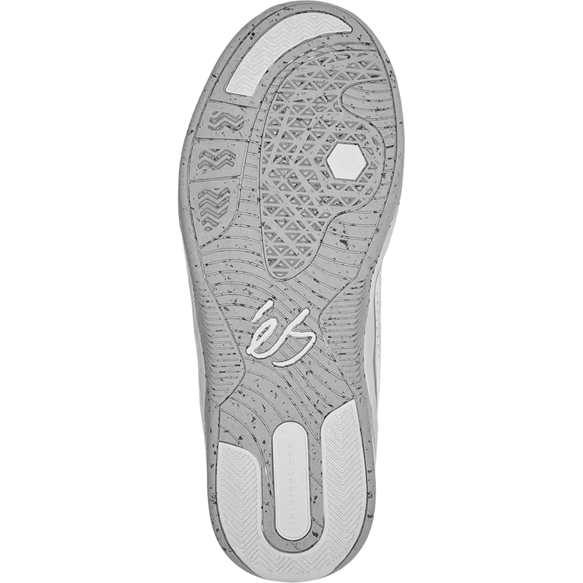 éS  Imprint Shoe White Grey Shoes