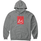 éS Main Block Pullover Fleece Hoodie Grey Heather Sweatshirts