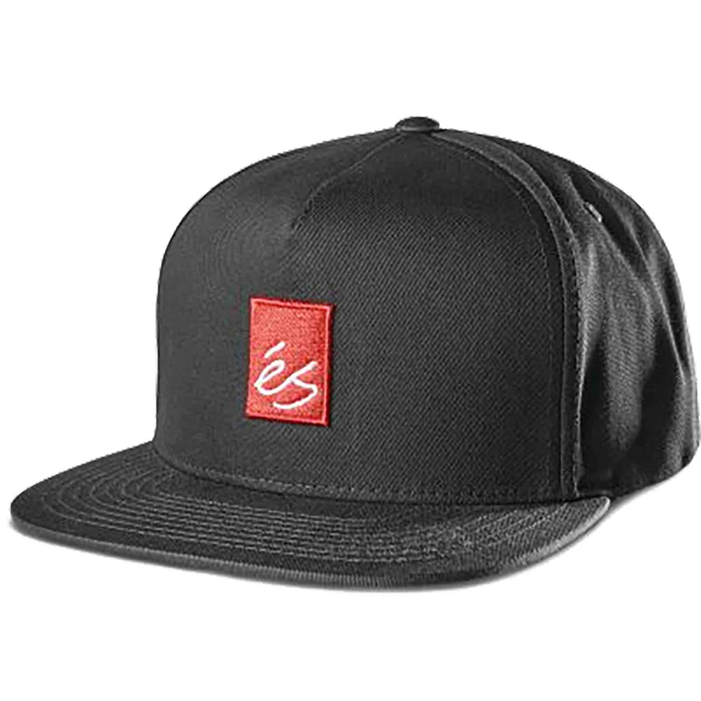 Es Main Block Snapback Black Red Hats