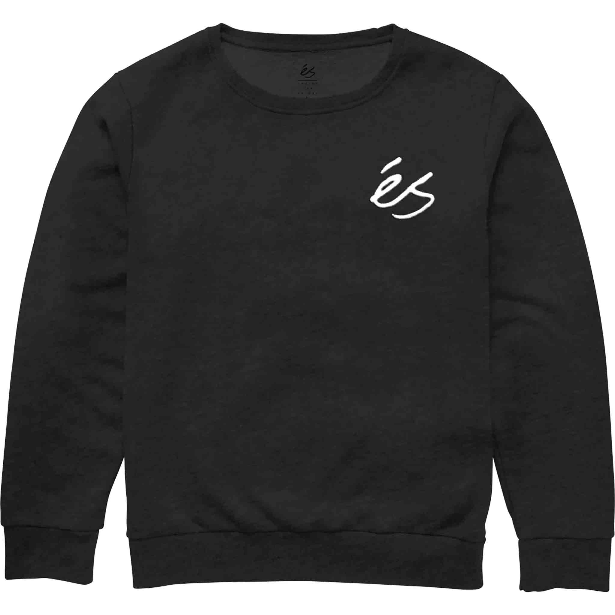 ES Mini Script Crewneck Black Sweatshirts