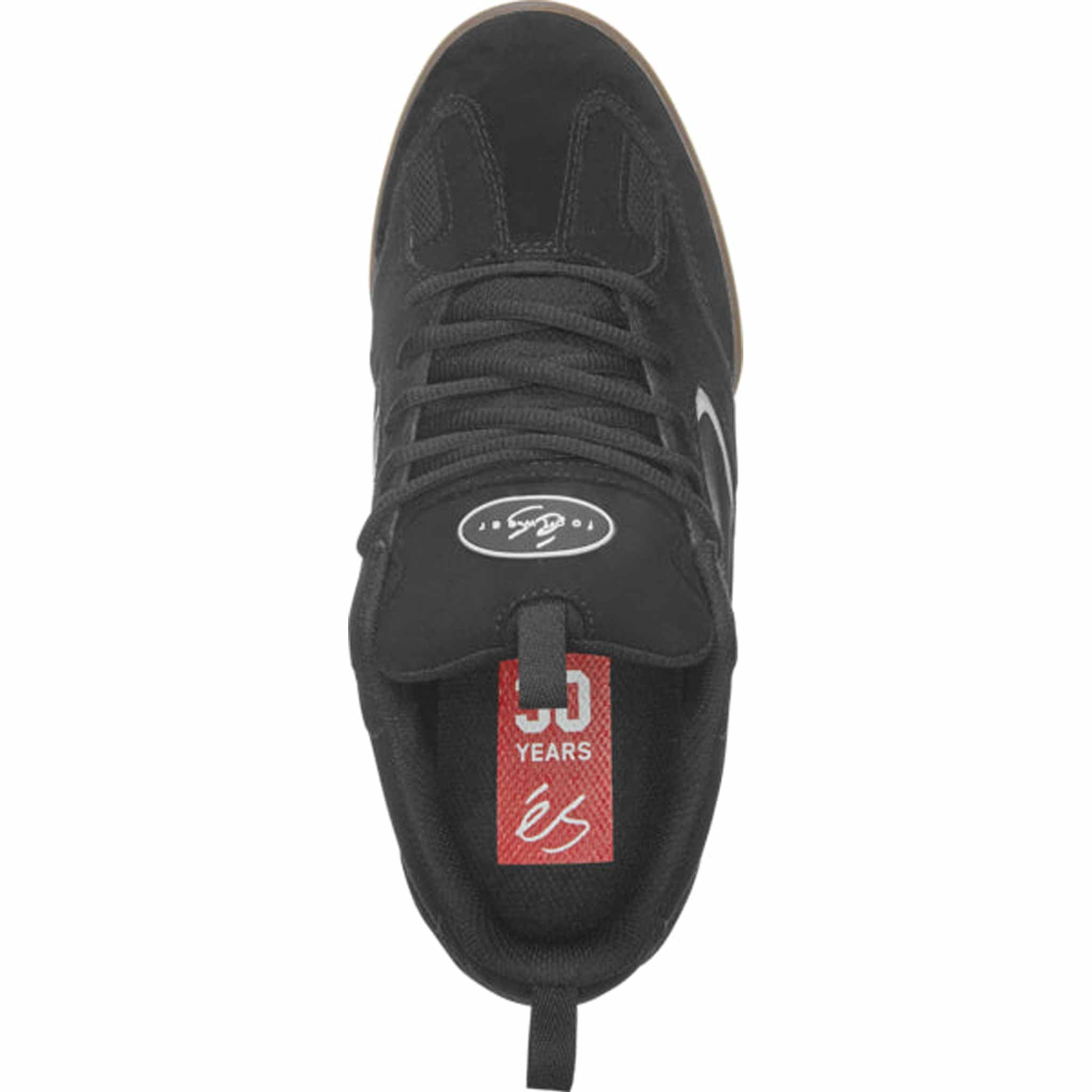 ES Quattro Shoes Black White Gum Shoes