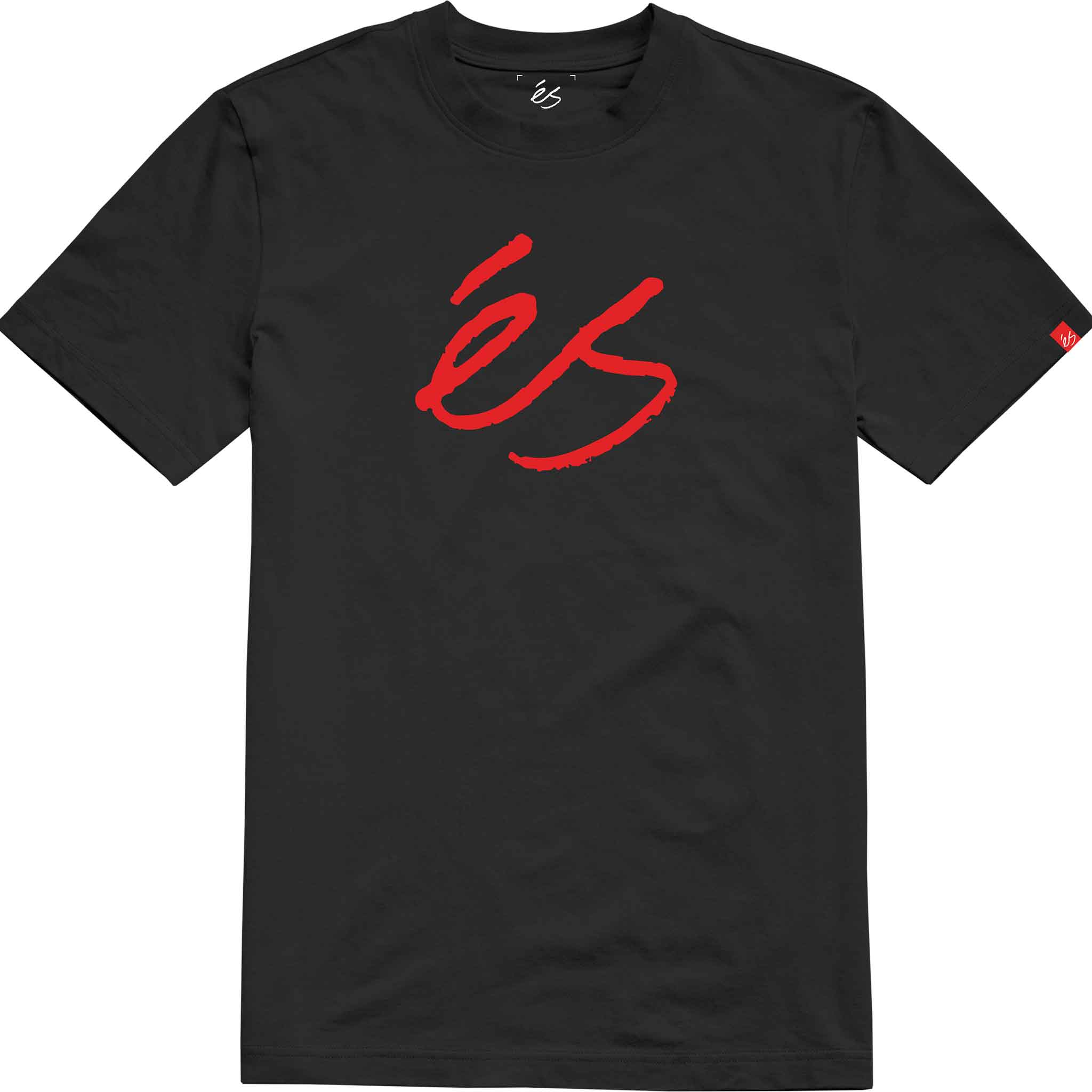 eS Scrip Mid Tee Black T Shirt