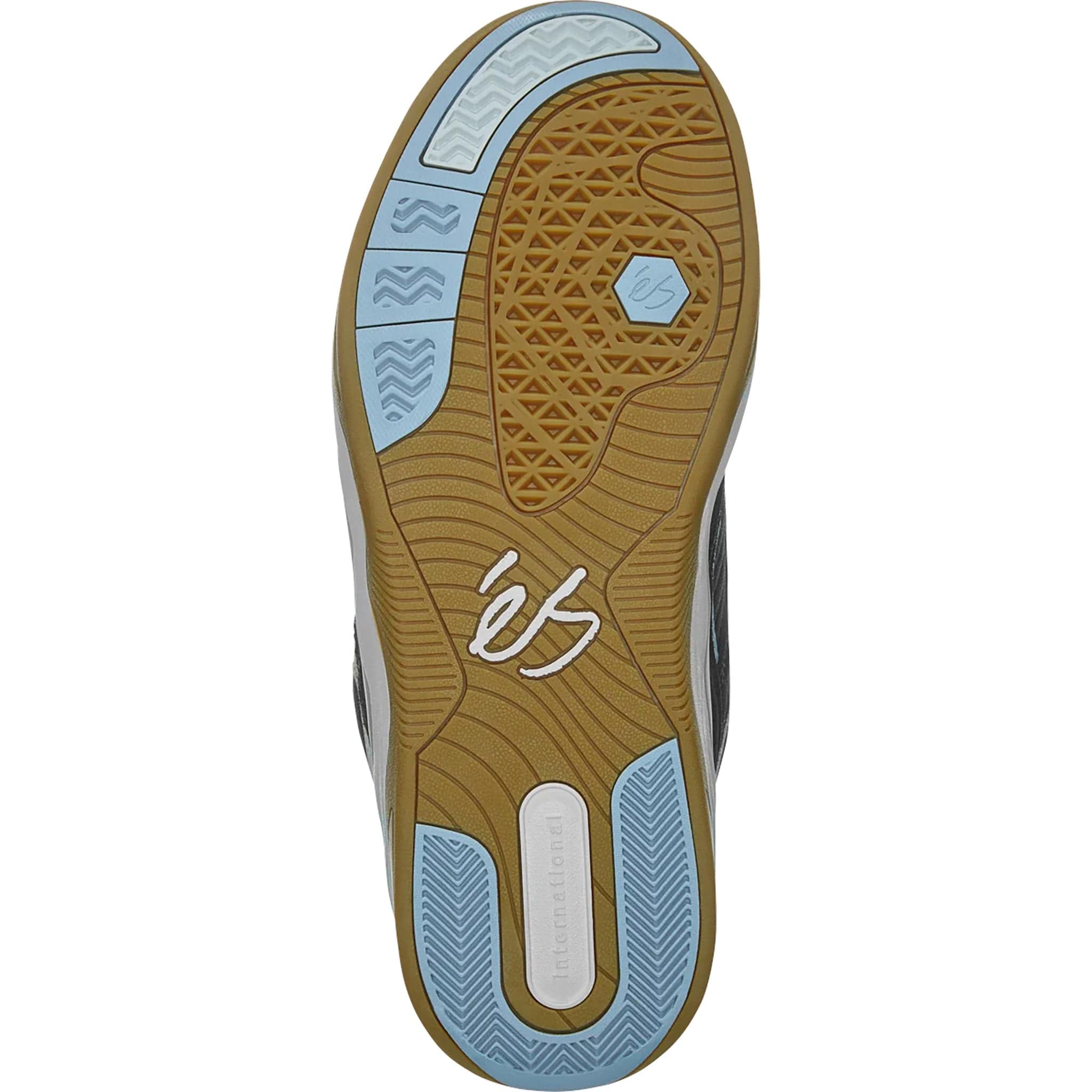 Es TJ Rogers Black Blue White Shoes