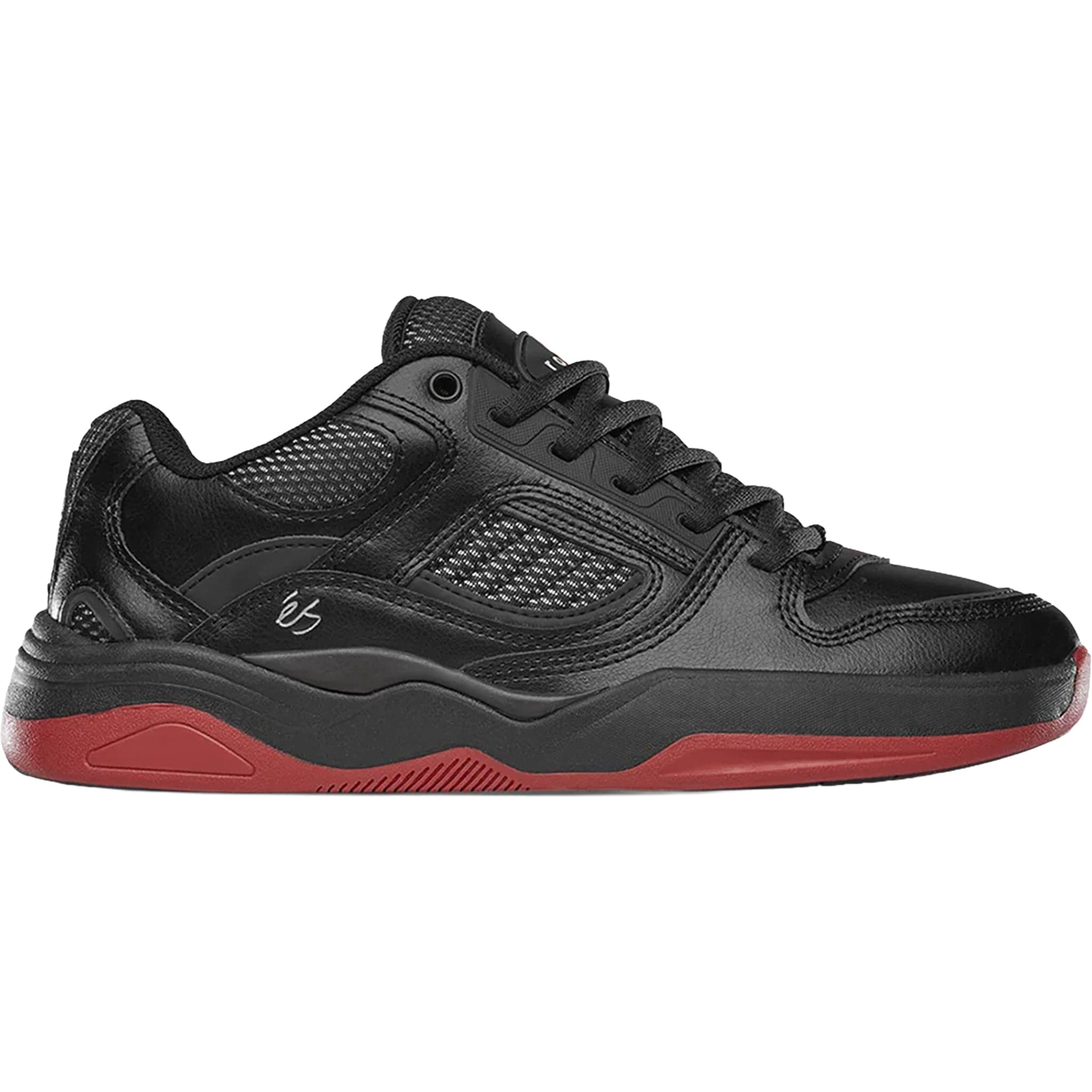 éS TJ Rogers Shoe Black Red Shoes