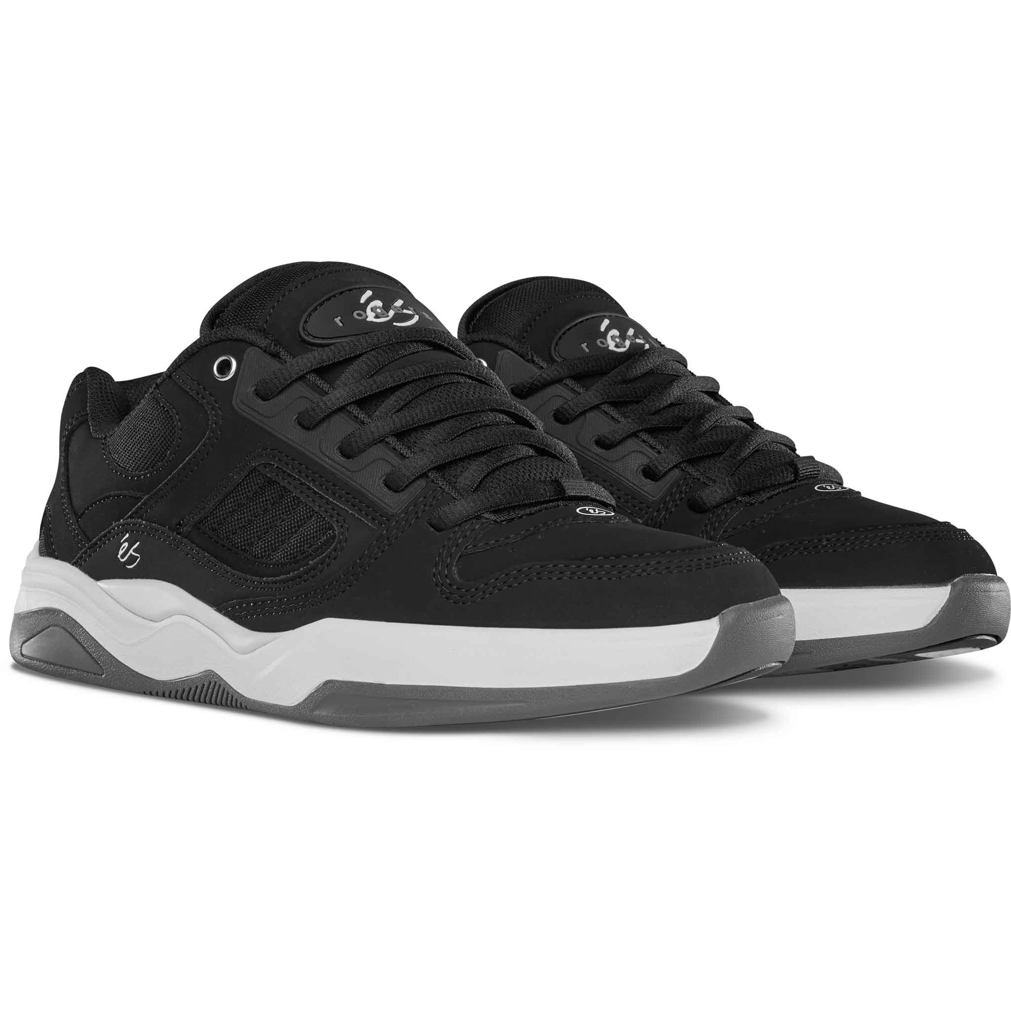 eS TJ Rogers Shoe Black White Grey Shoes