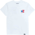 Etnies America Tee White Blue Red T Shirt