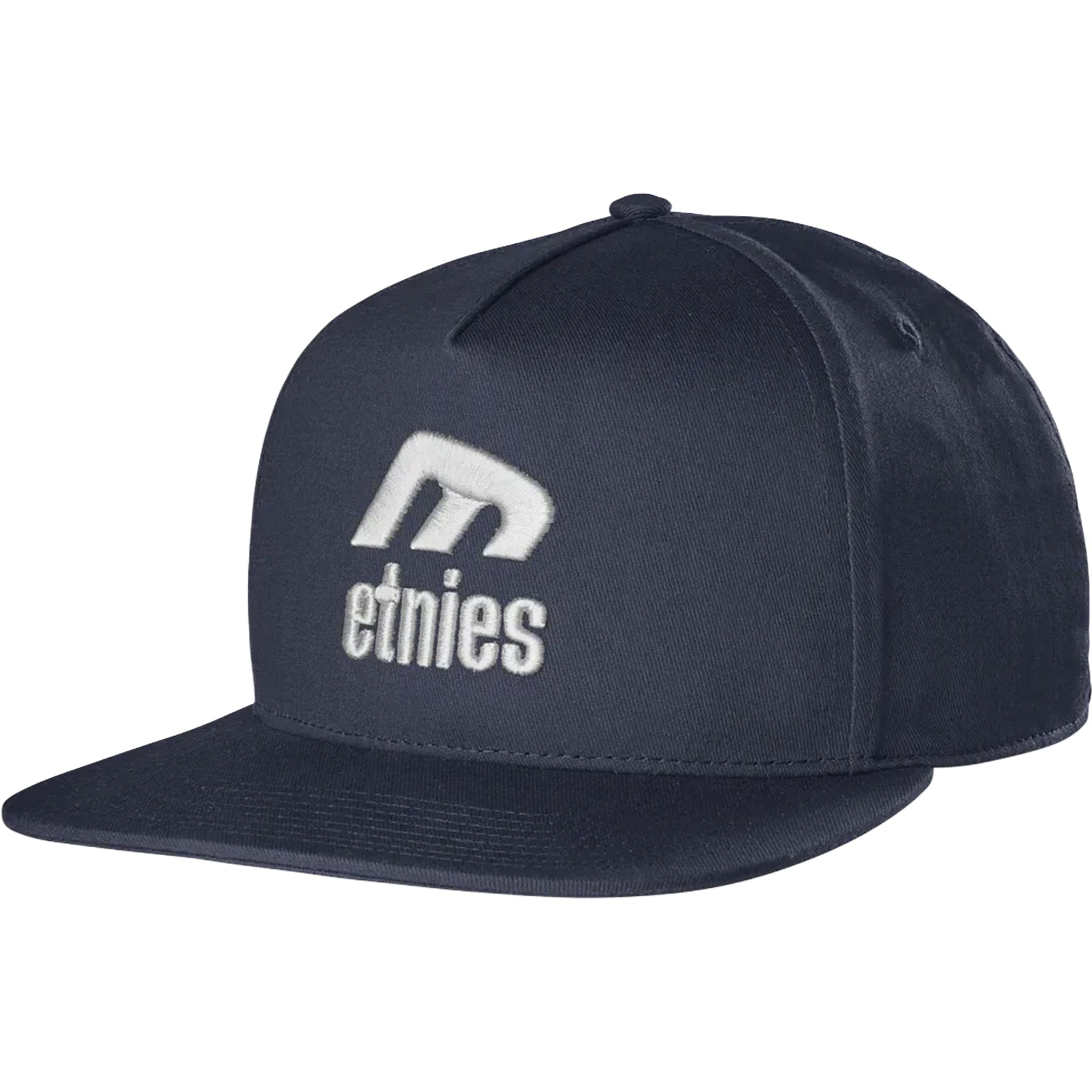 Etnies Icon E Snapback Hat Navy Grey Hats